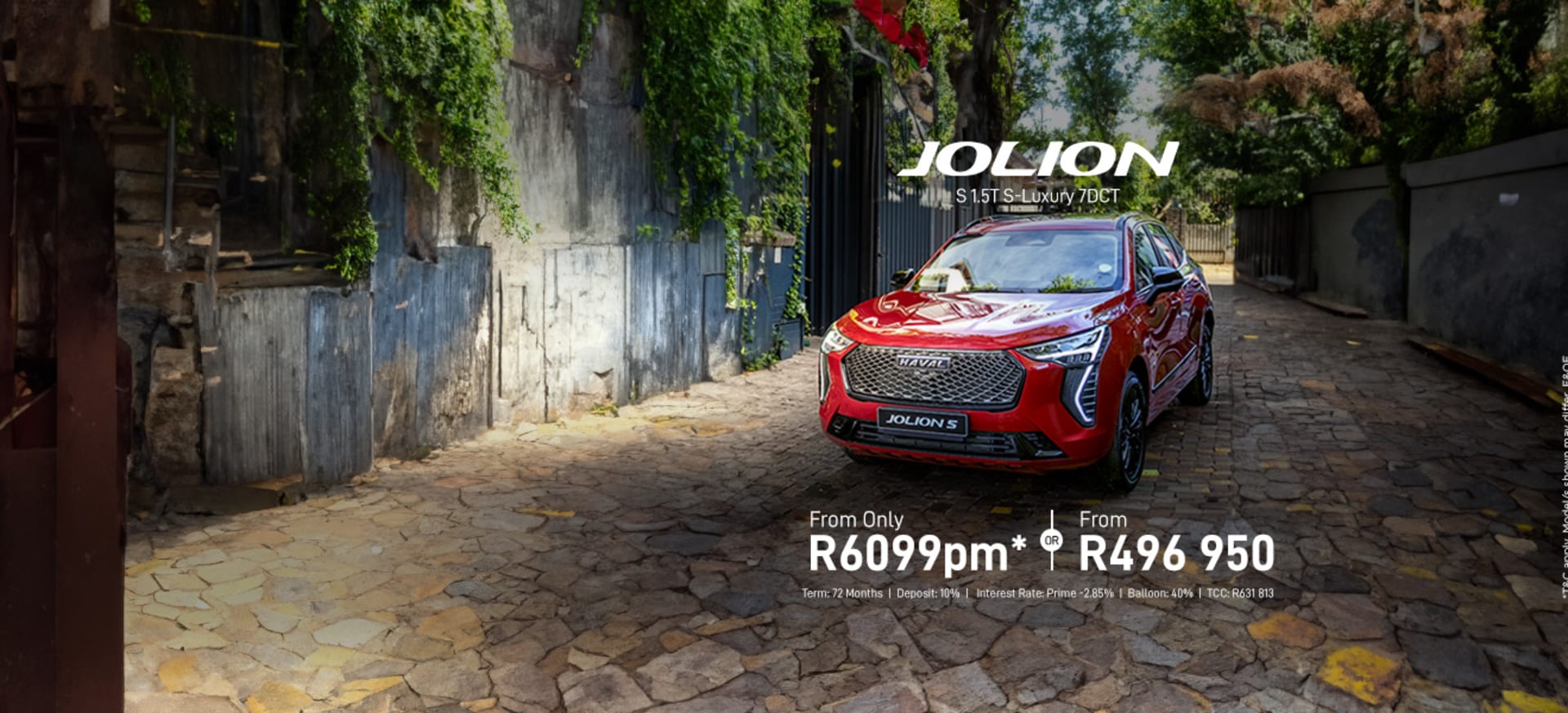 Haval Jolion S 1.5T S-Lux From R6 099pm*