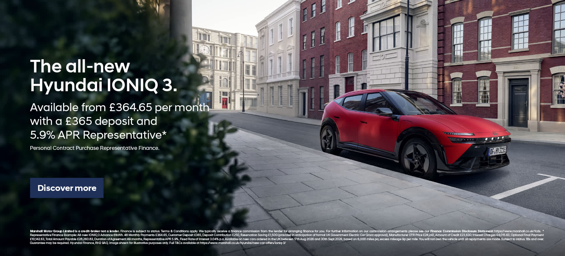 Ioniq 3 Personal Contact Purchase Offer