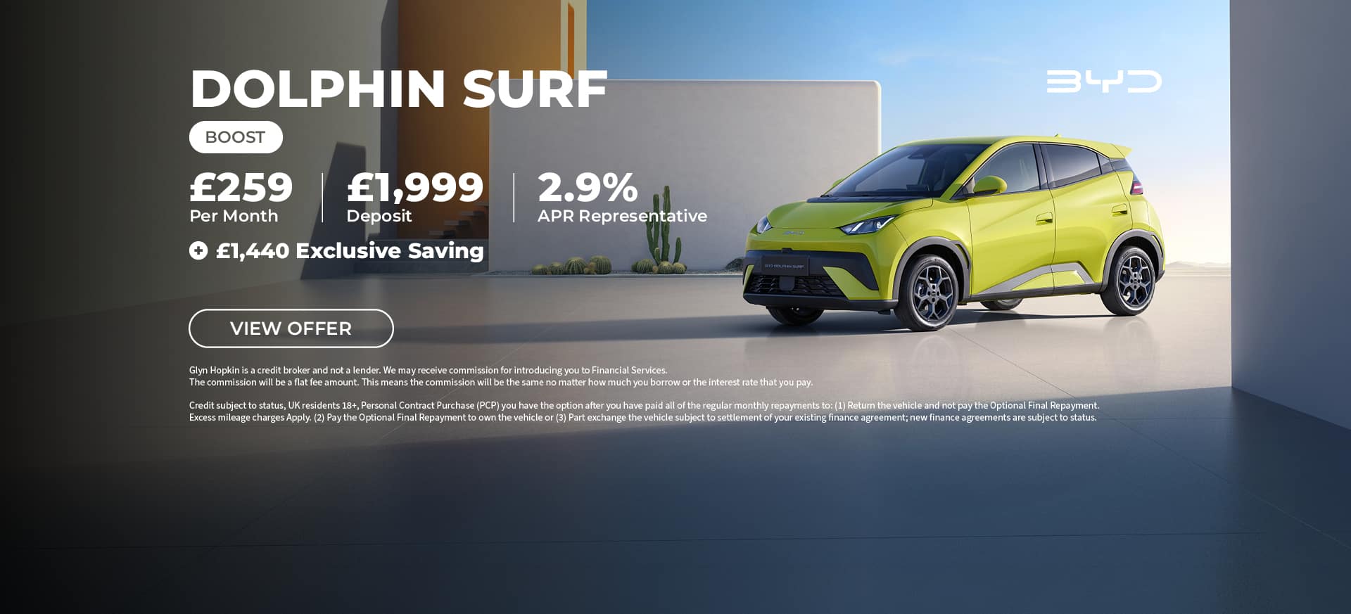 BYD Dolphin Surf Q4 Banners