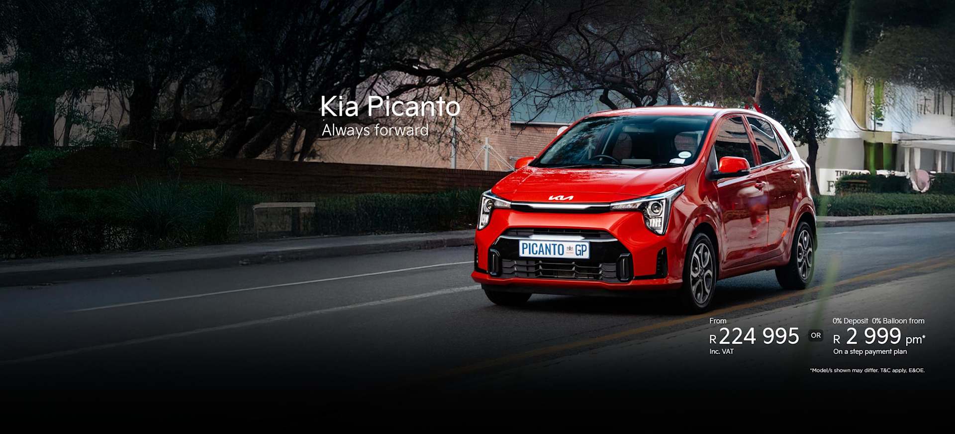 New Kia Picanto Special Offer from R2 999 pm* or from R224 995*