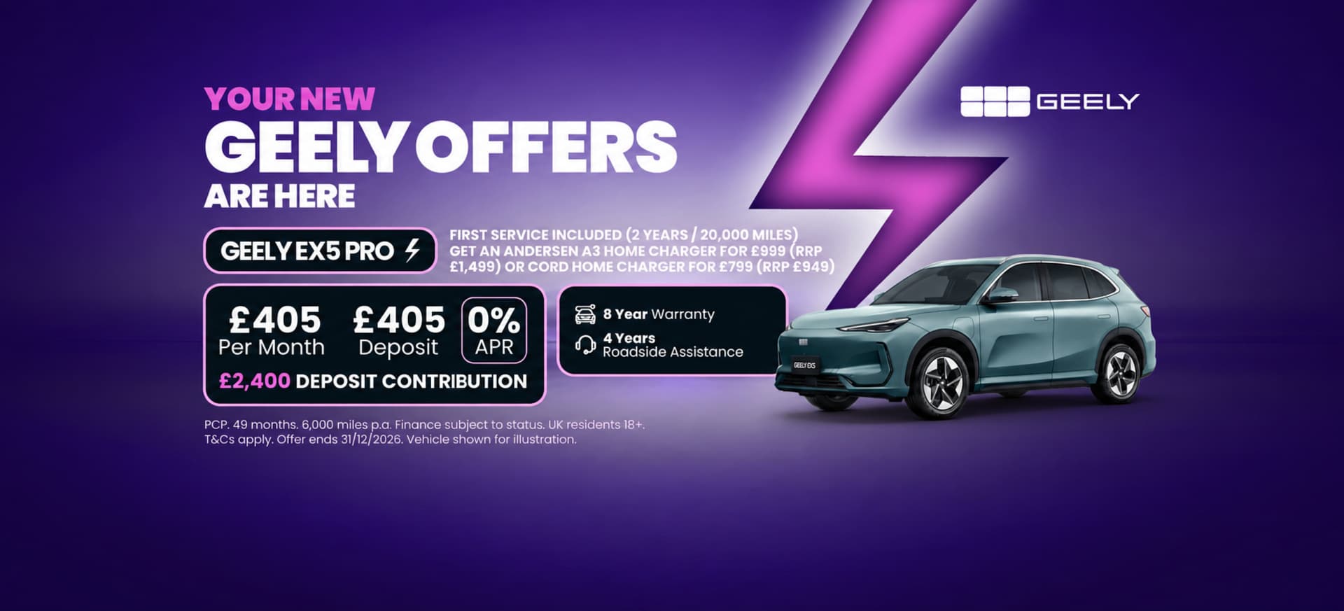 Geely EX5 Pro Q4 Banner