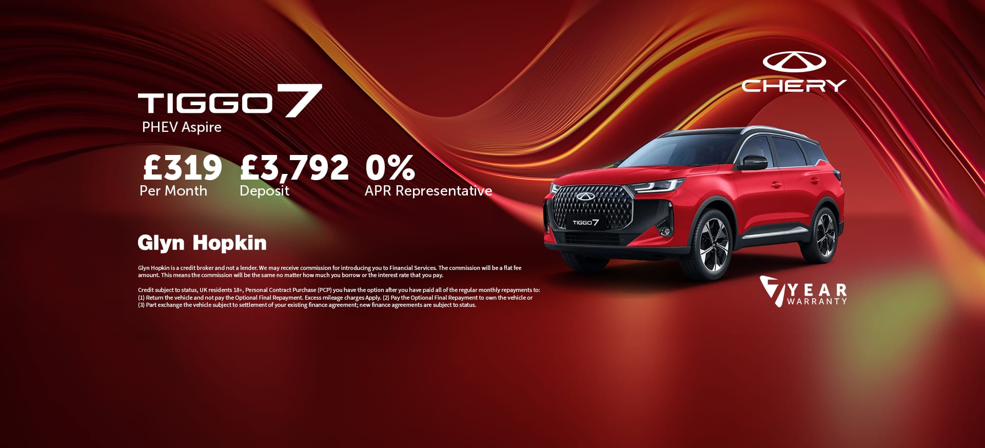 Chery tiggo 7 banner q4