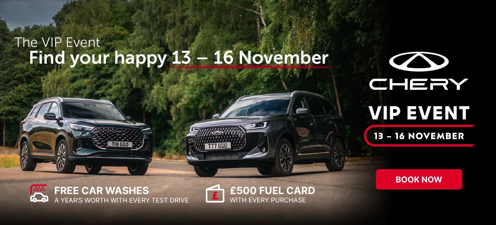 Chery VIP Event banner