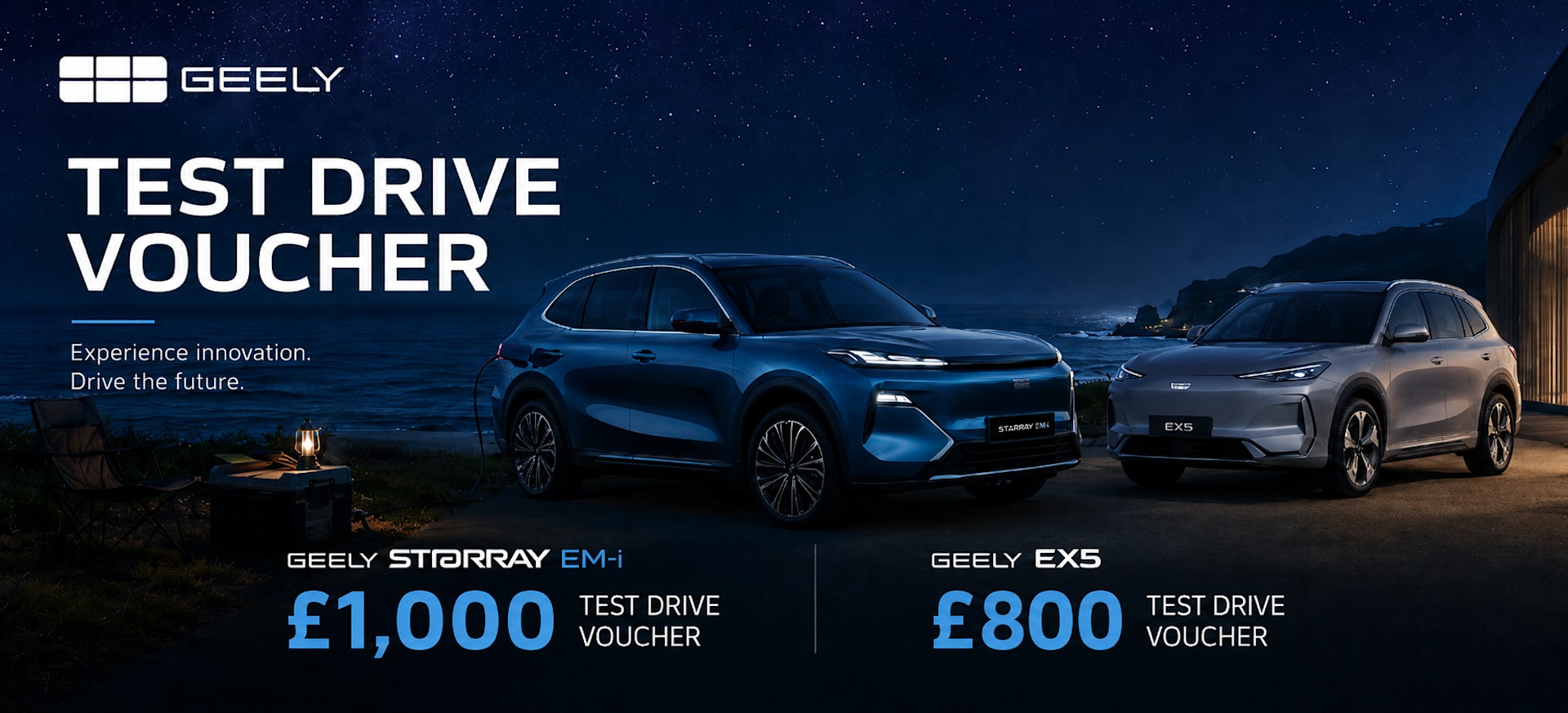 Geely Test Drive Vouchers