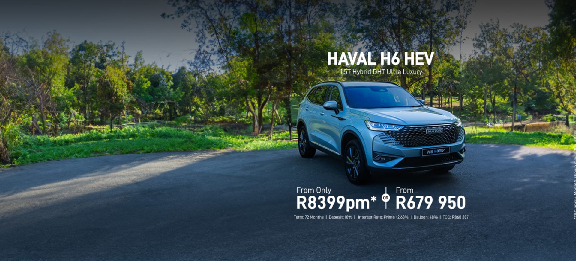 Haval H6 HEV 1.5T Hybrid Ultra LuX From R8 399pm*