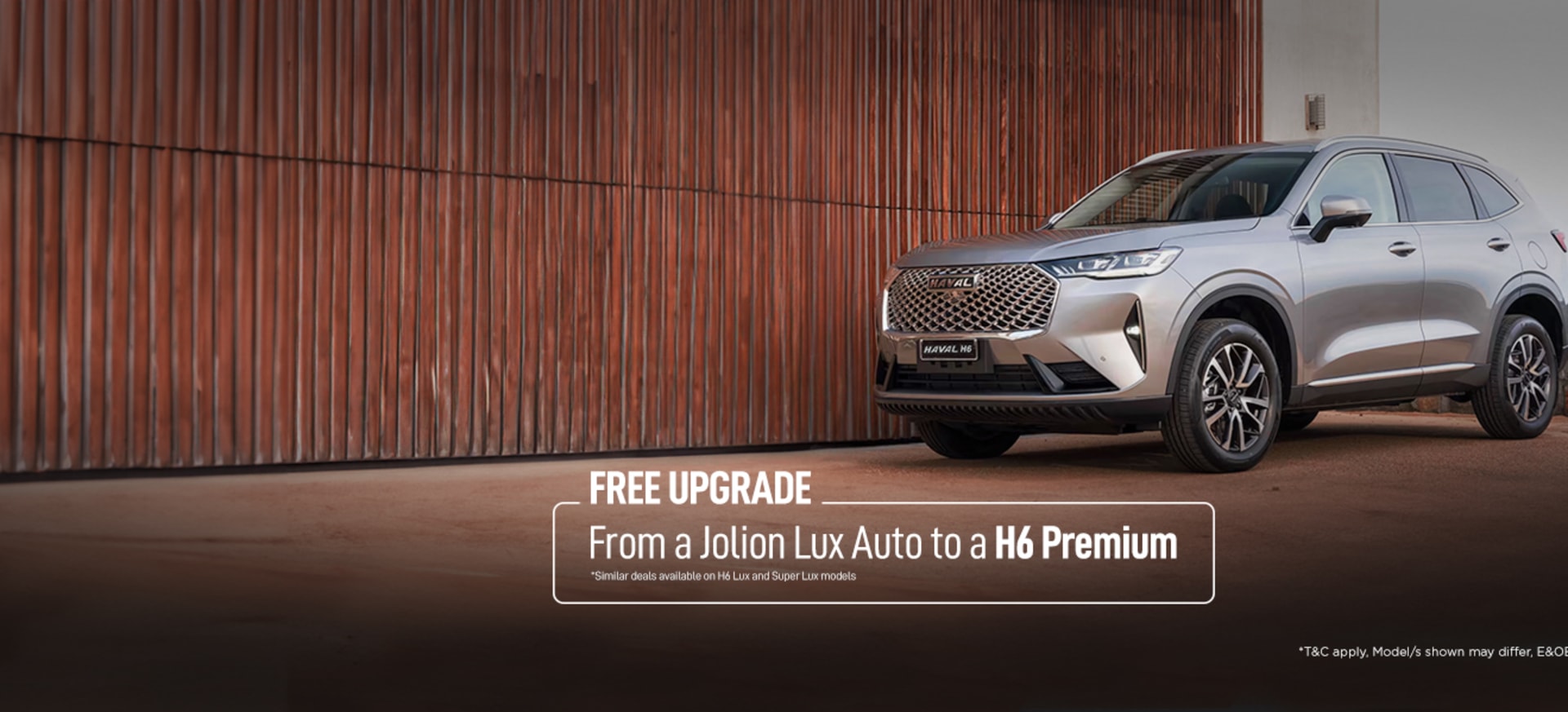 Jolion LUX A/T upgrade to H6 Premium