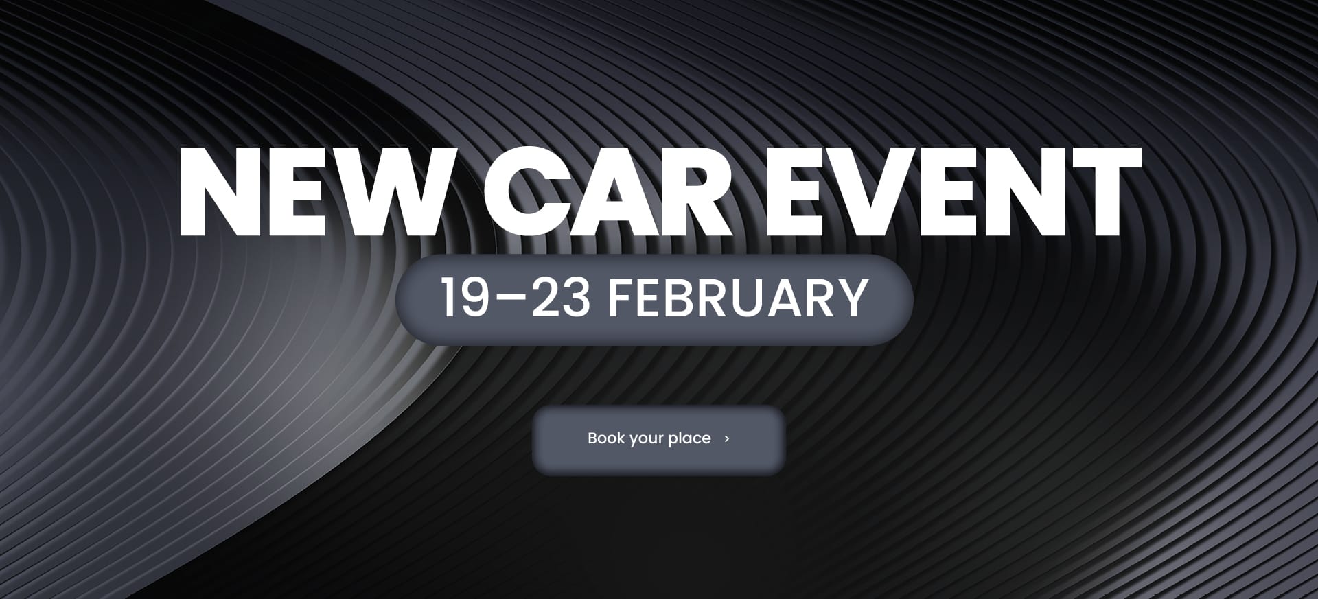 New car event banner
