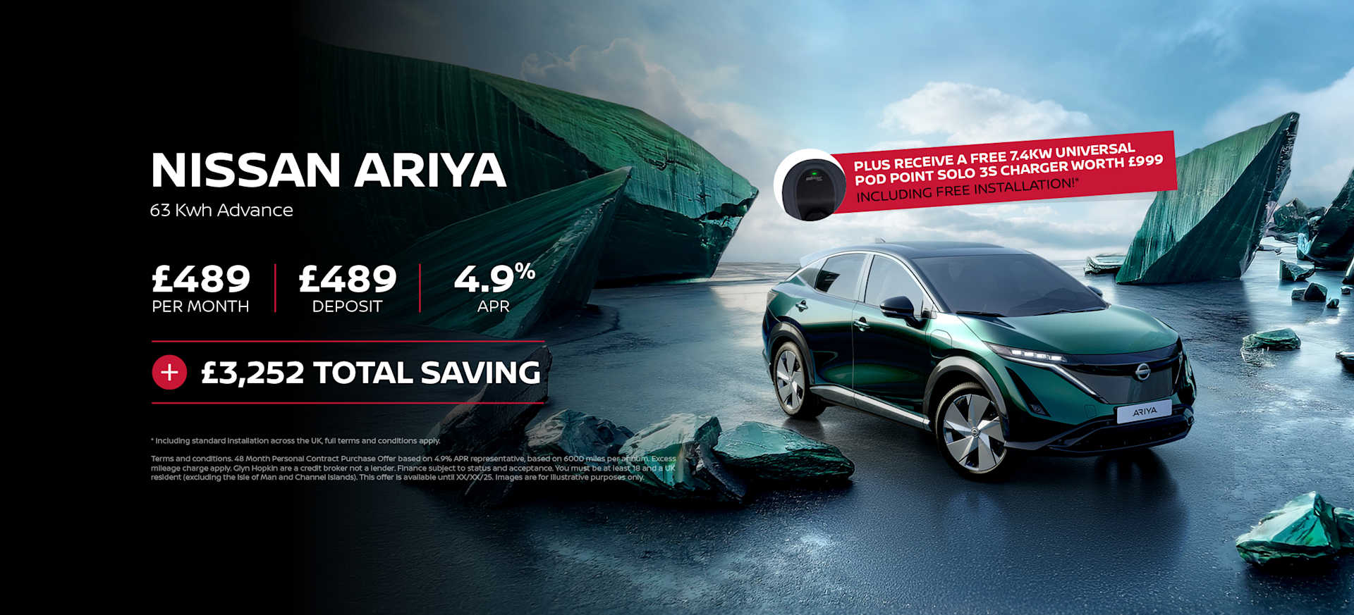 Nissan Ariya Q3 offers 2025