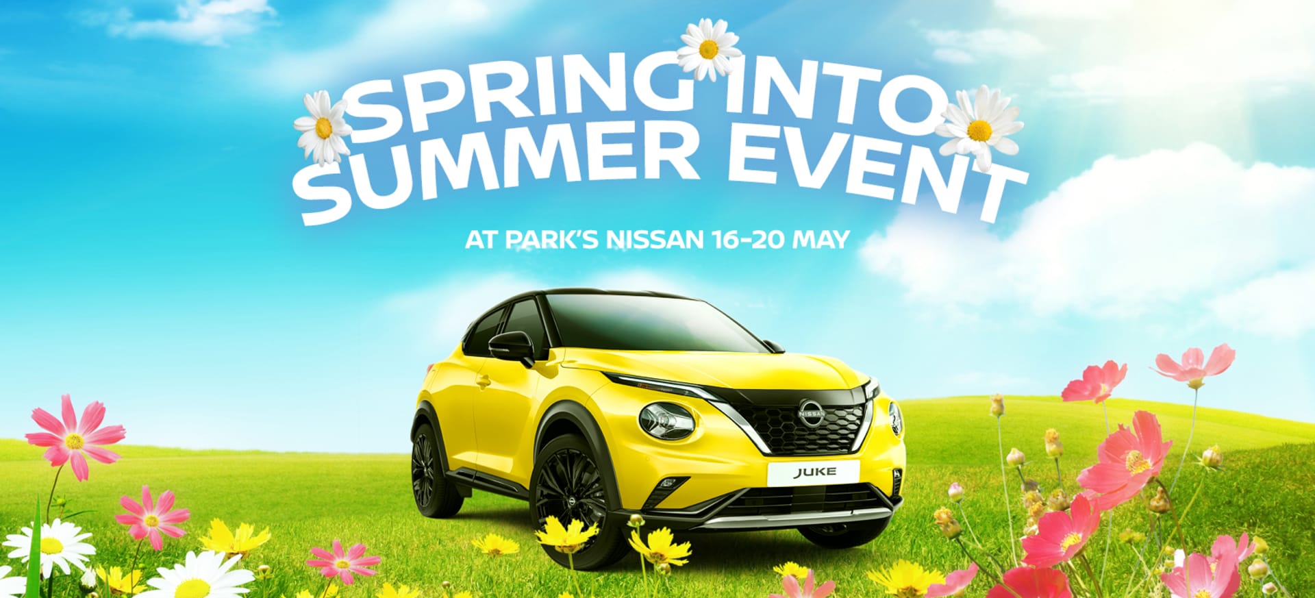 Nissan Spring Into Summer Homepage Banner 