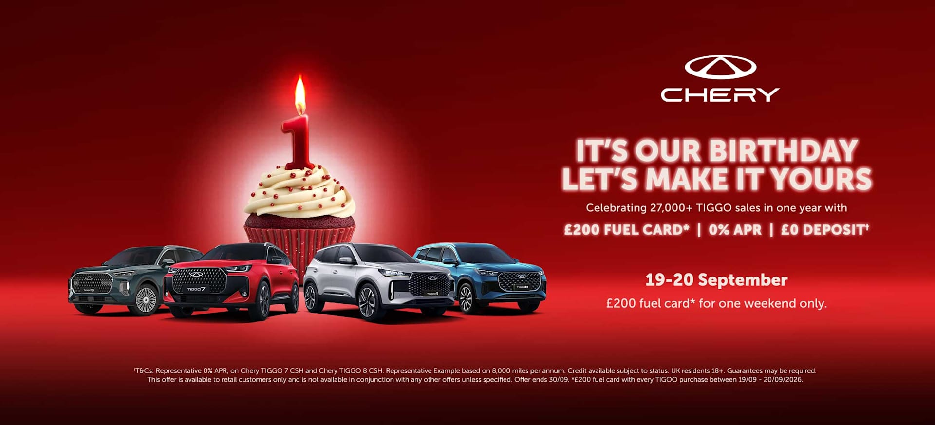 Chery Happy Birthday Event Banner 