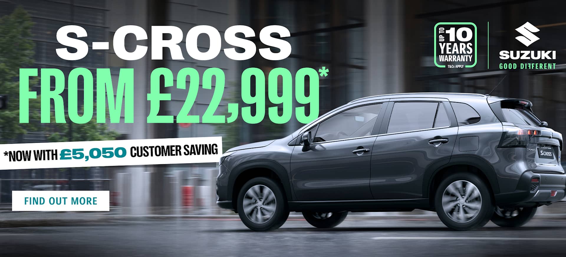 suzuki s-cross from £22,999