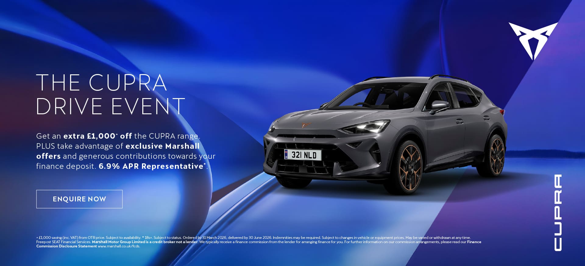 NOW ON UNTIL 1 MARCH 2026