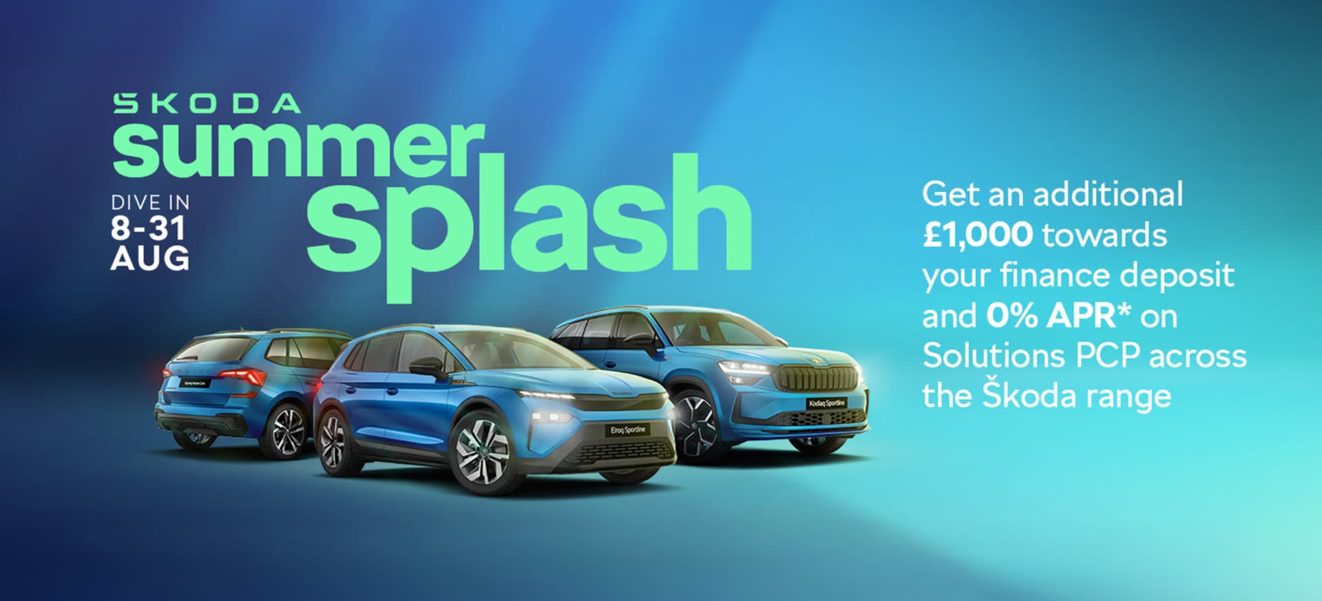 ŠKODA Summer Splash | 8-31 Aug