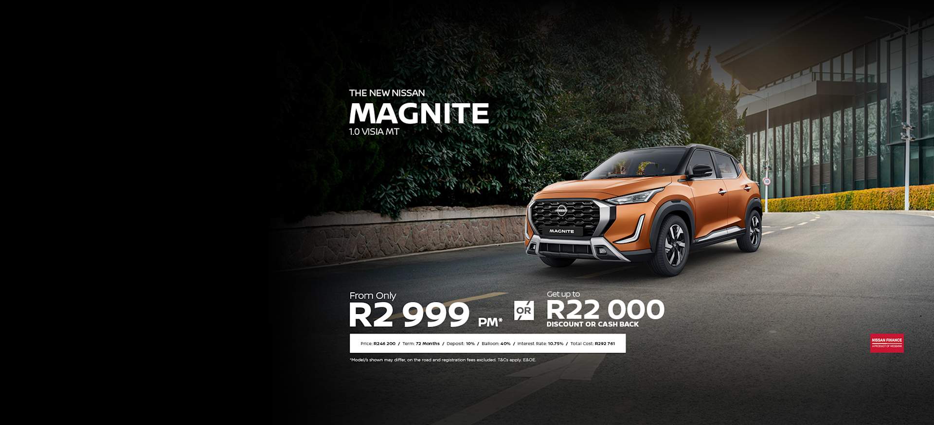 Nissan Magnite 1.0 Visia MT Offer from R2 999pm* 