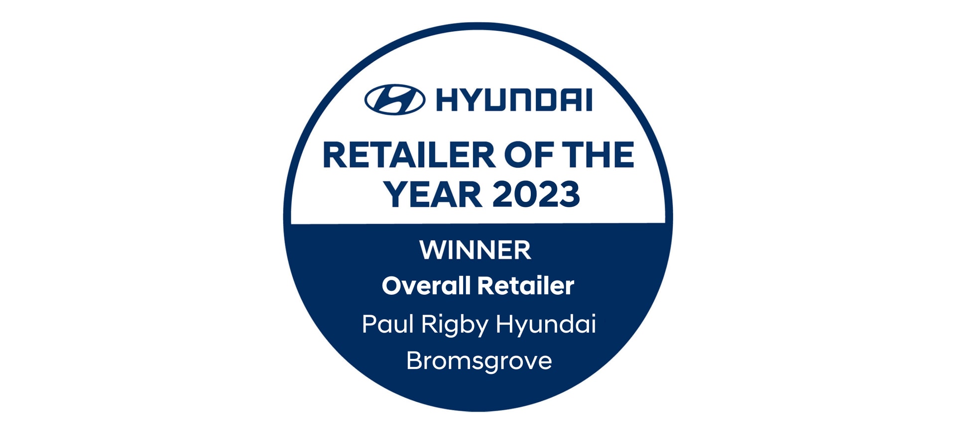 Hyundai Bromsgrove Retailer of the Year 2023