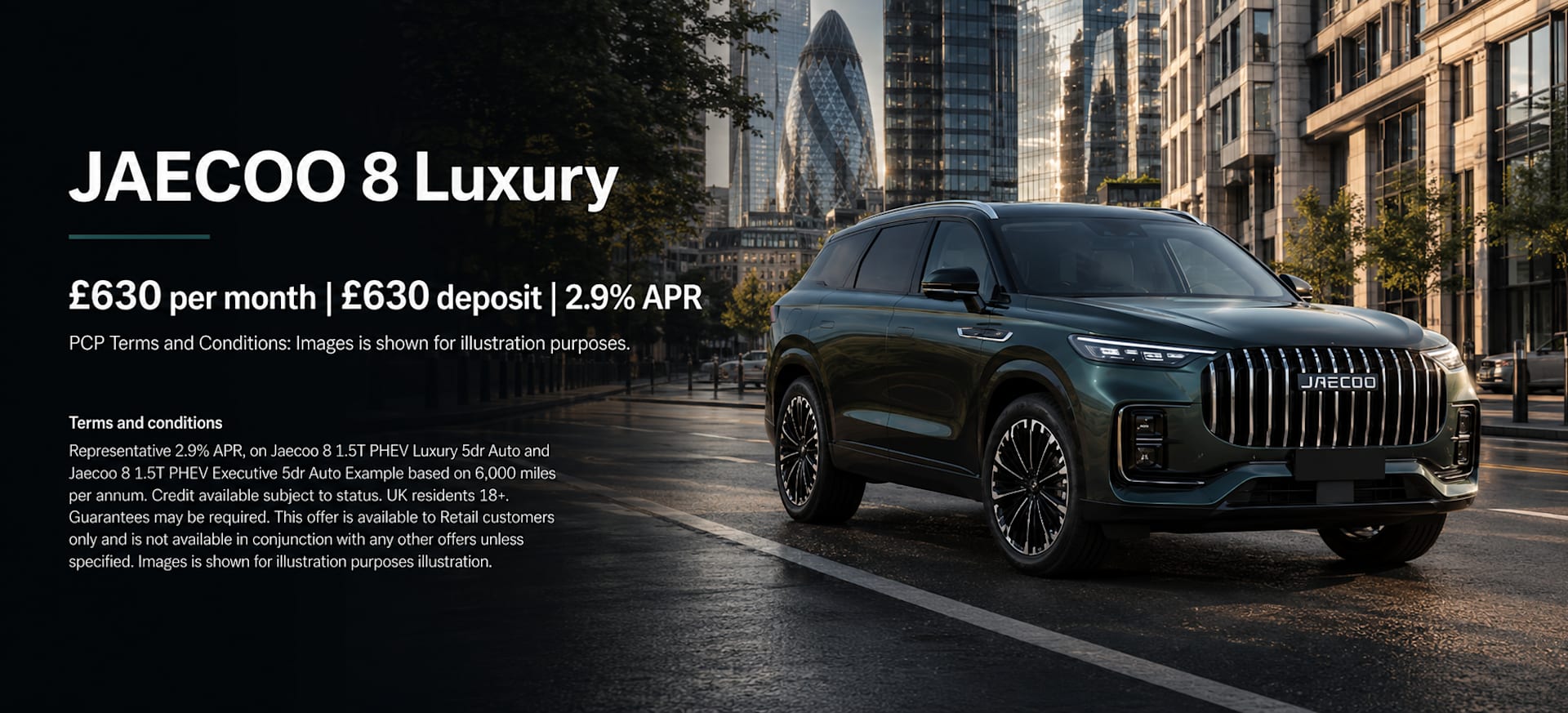Jaecoo 8 Luxury Banner