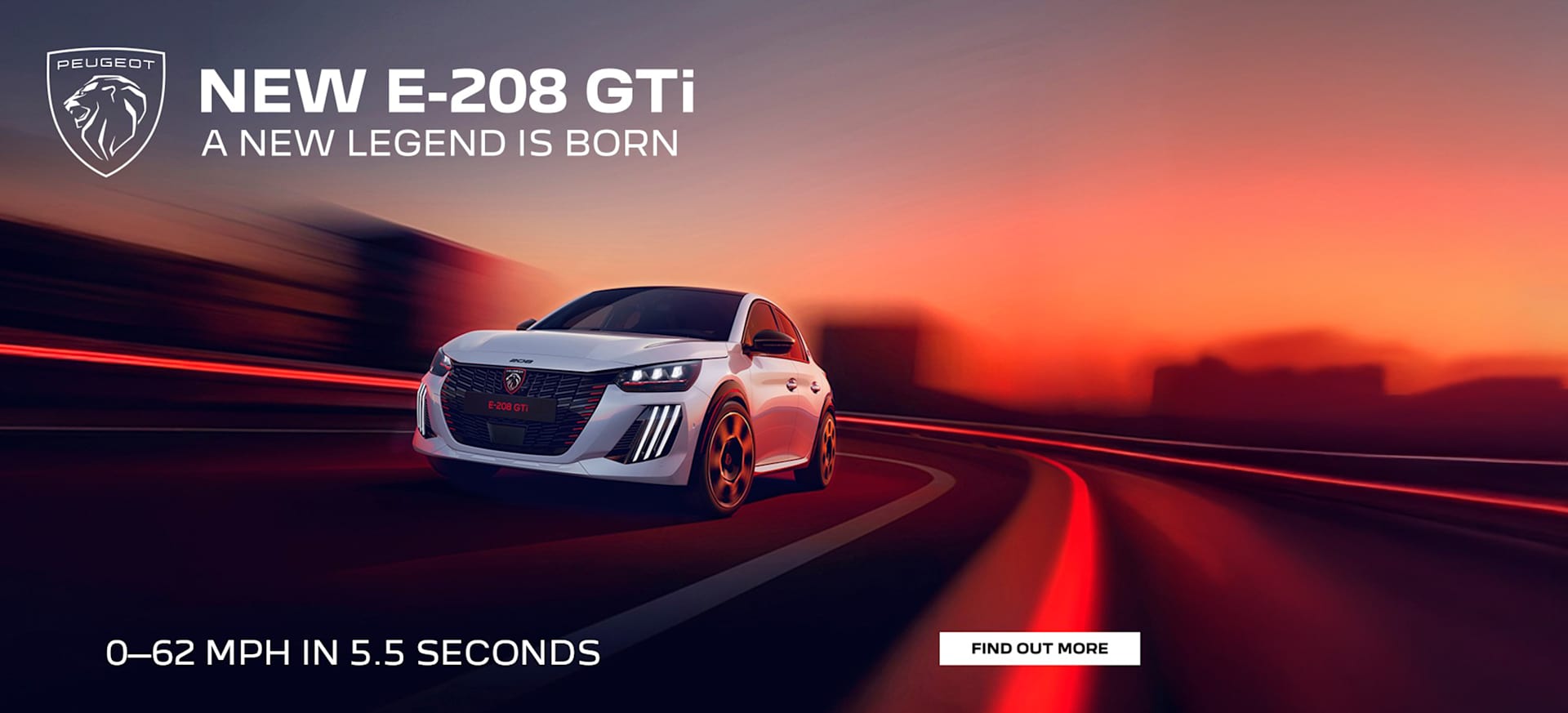 Peugeot E-208 GTi Banner