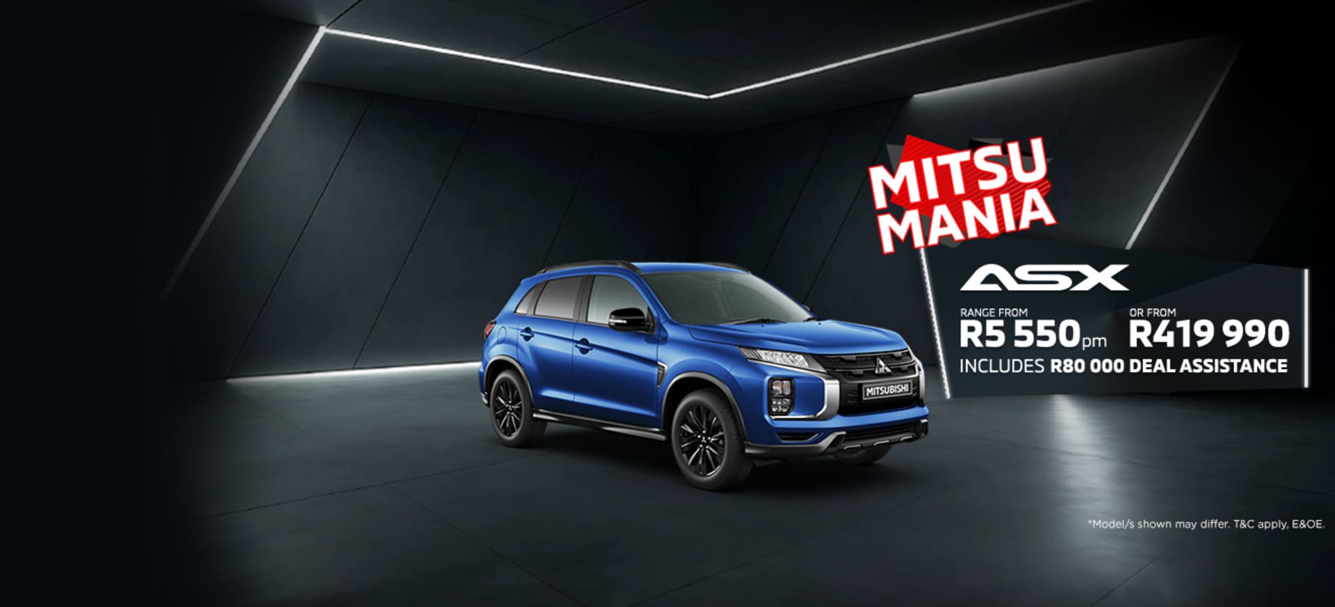 New Mitsubishi ASX Offer from R5 550pm*