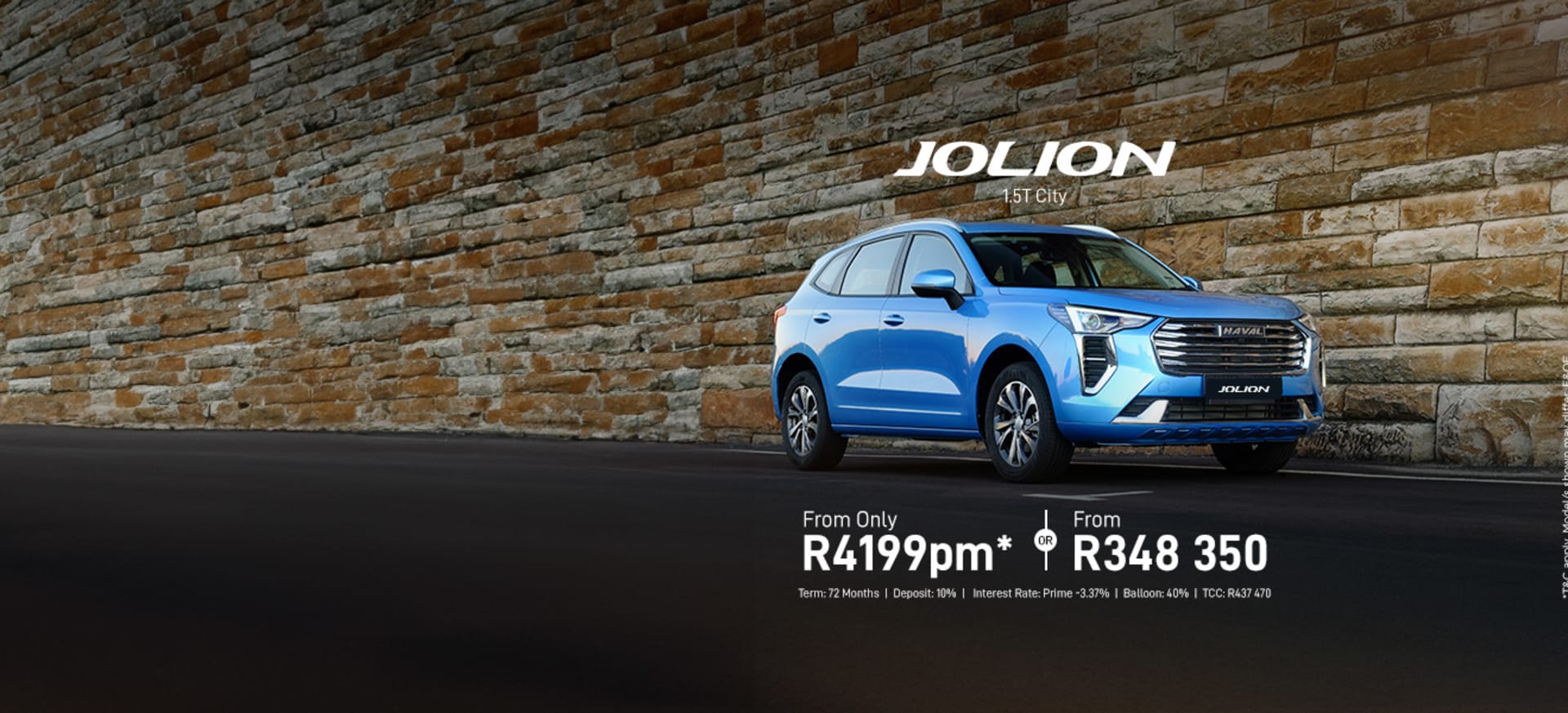 Haval Jolion 1.5T City From R4 199pm*