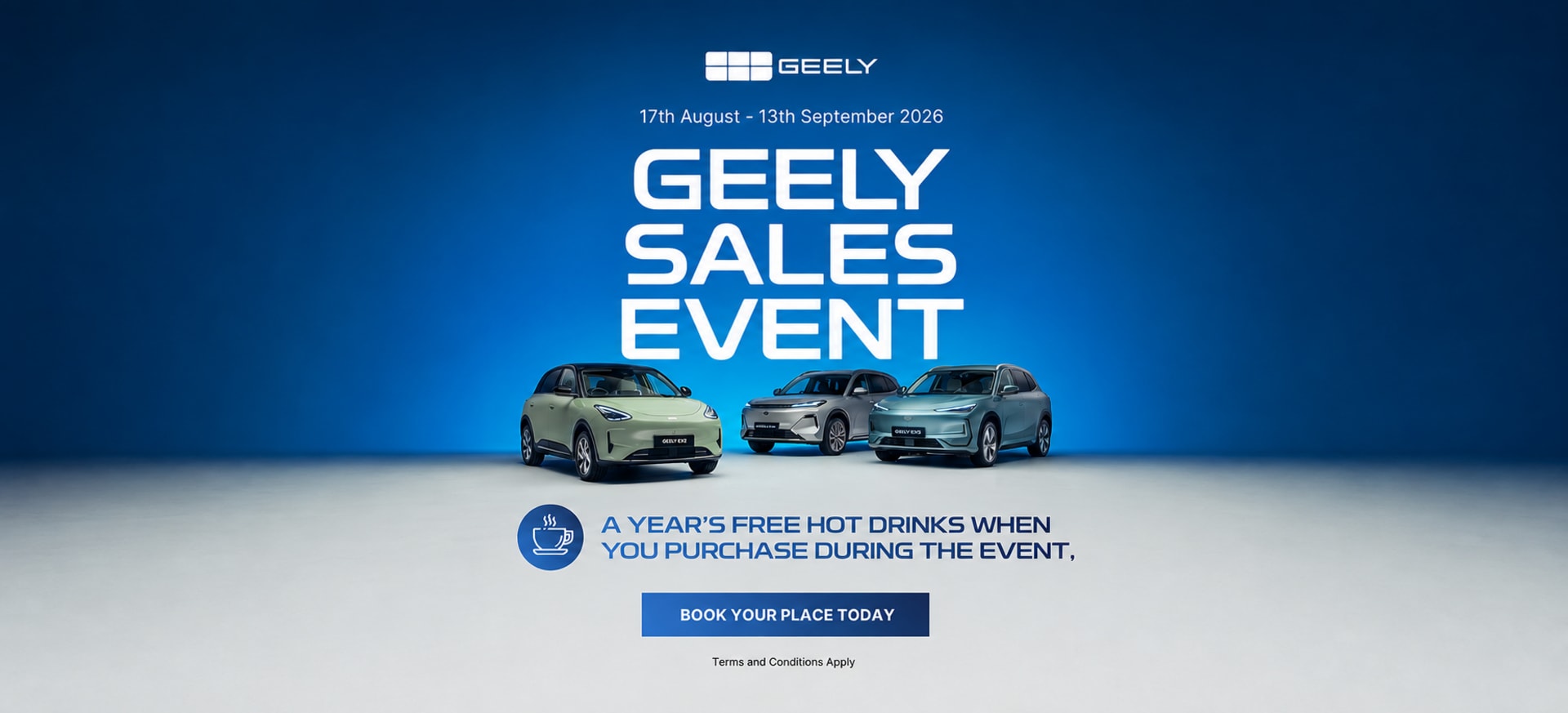 Geely VIP Event Banner