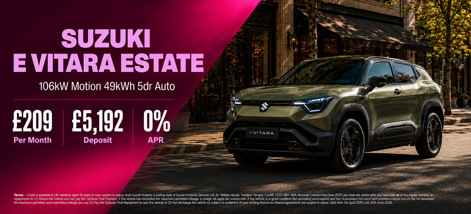 Suzuki e-Vitara Q3 Banner