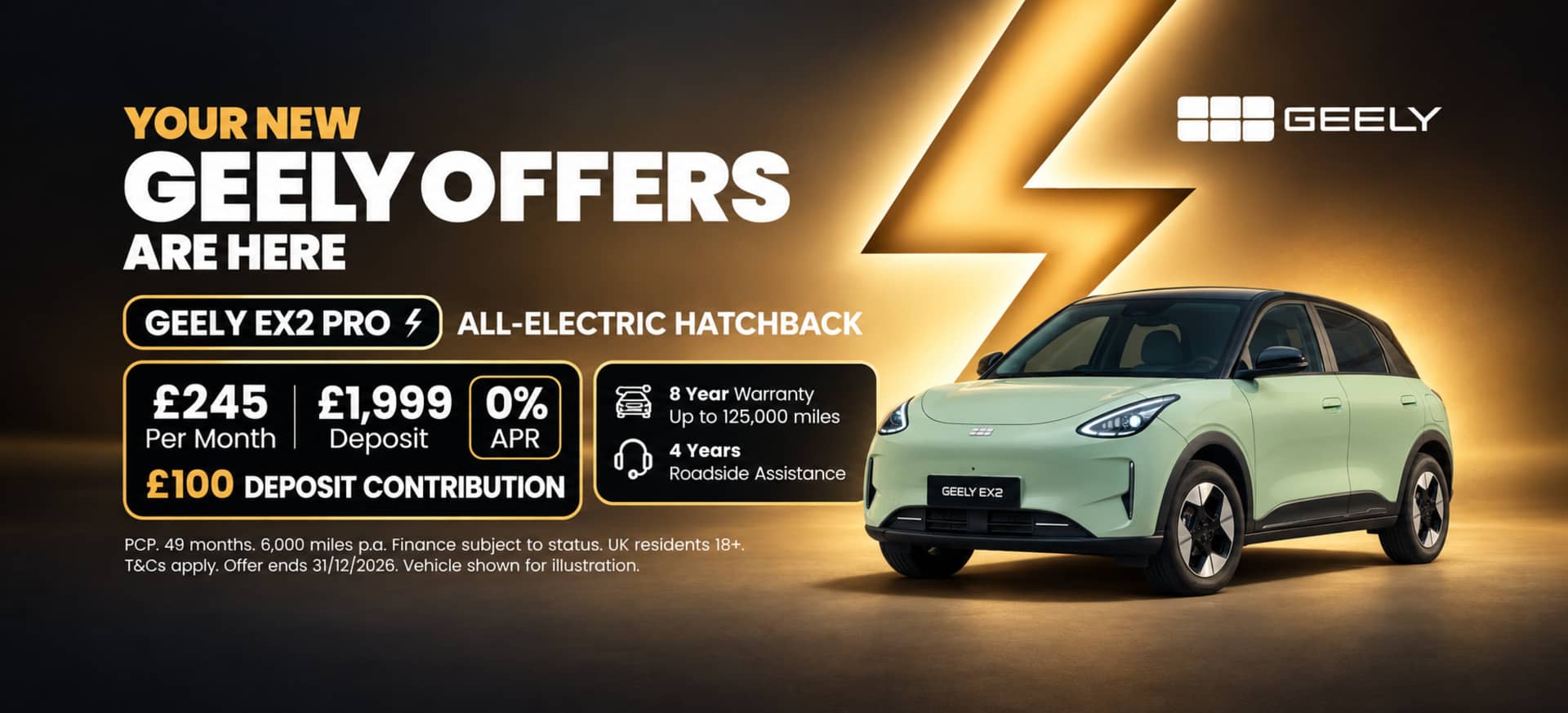 Geely EX2 Pro Q4 Offer