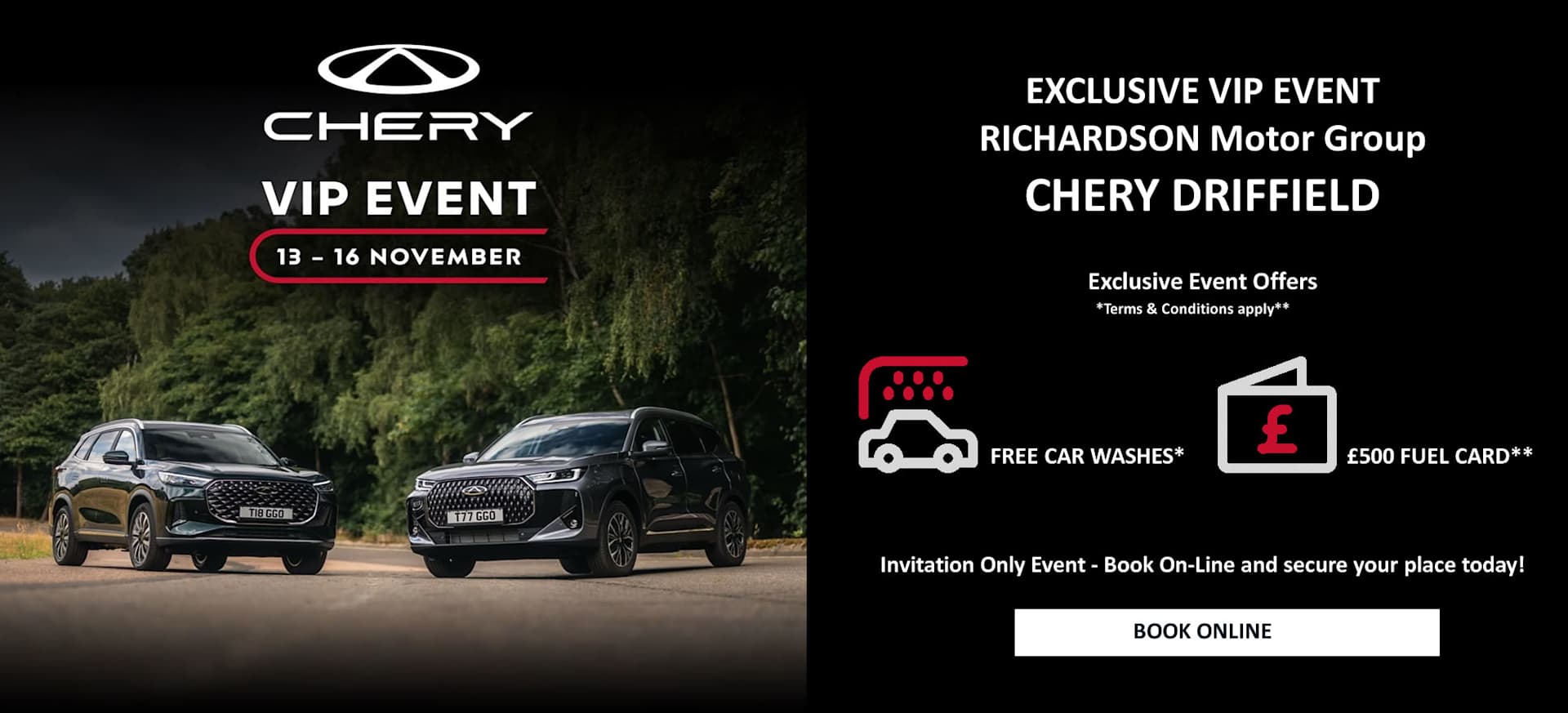 Chery VIP Event 13th-16th November