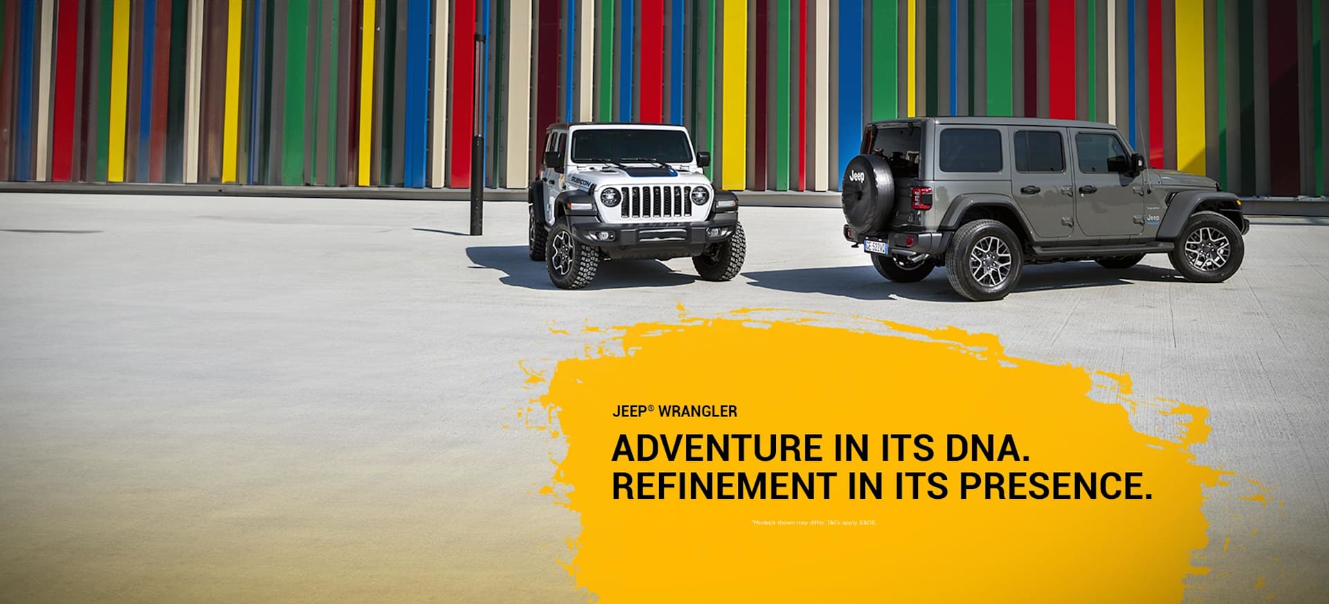 New Jeep Wrangler has arrived at CFAO Mobility Jeep. Explore every terrain today.