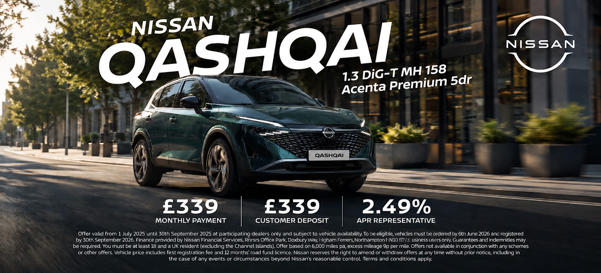 Nissan Qashqai Q3 offers 2026