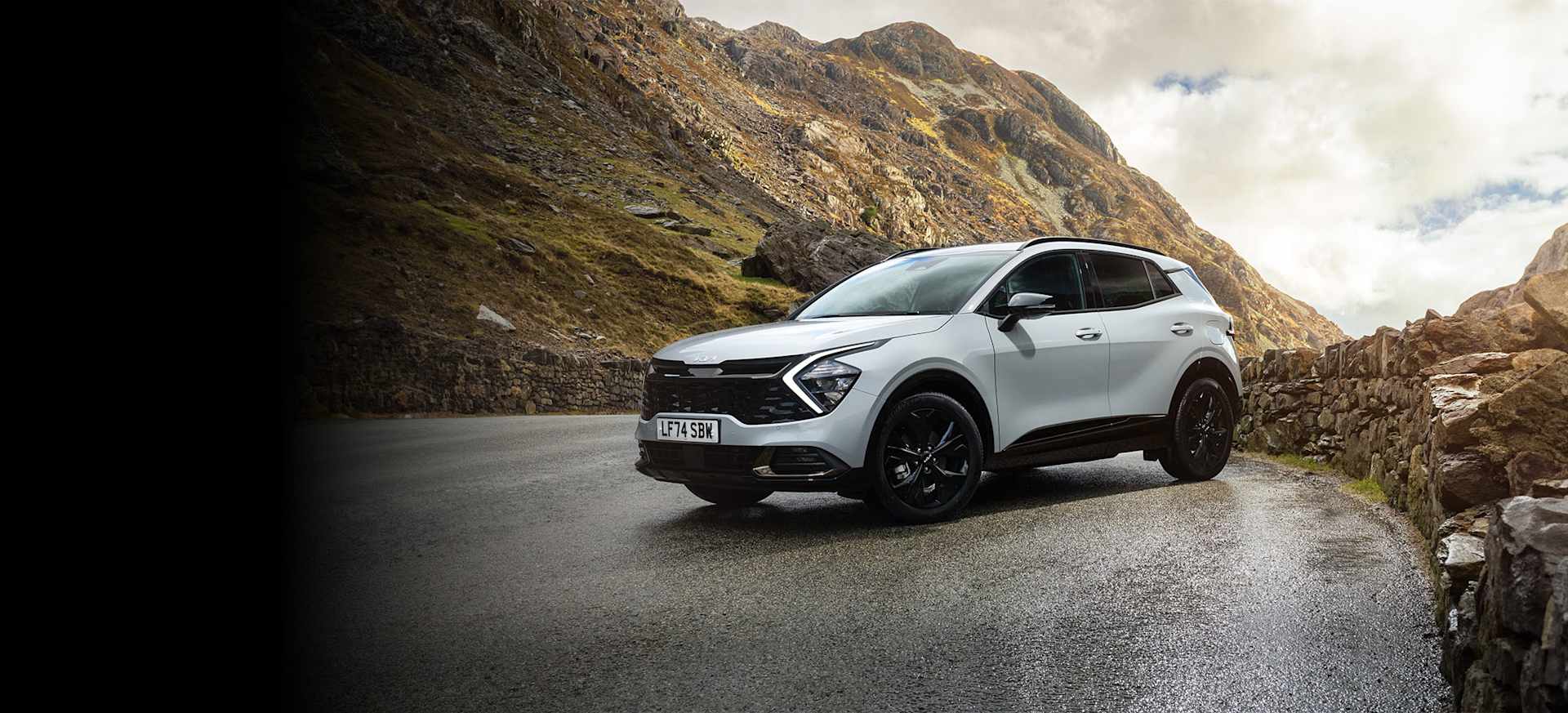 Web banner kia Sportage wolf grey