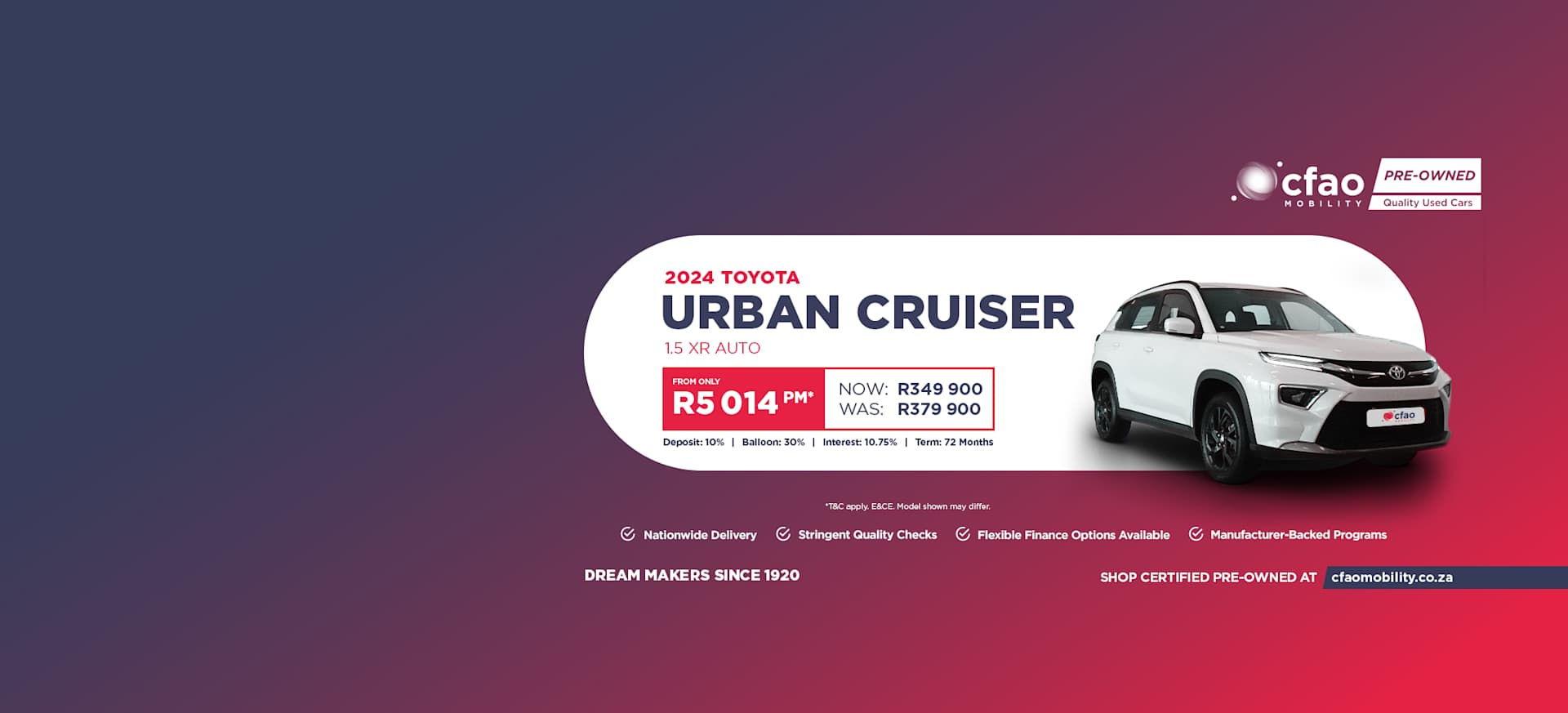 2024 Toyota Urban Cruiser 1.5 XR Auto 