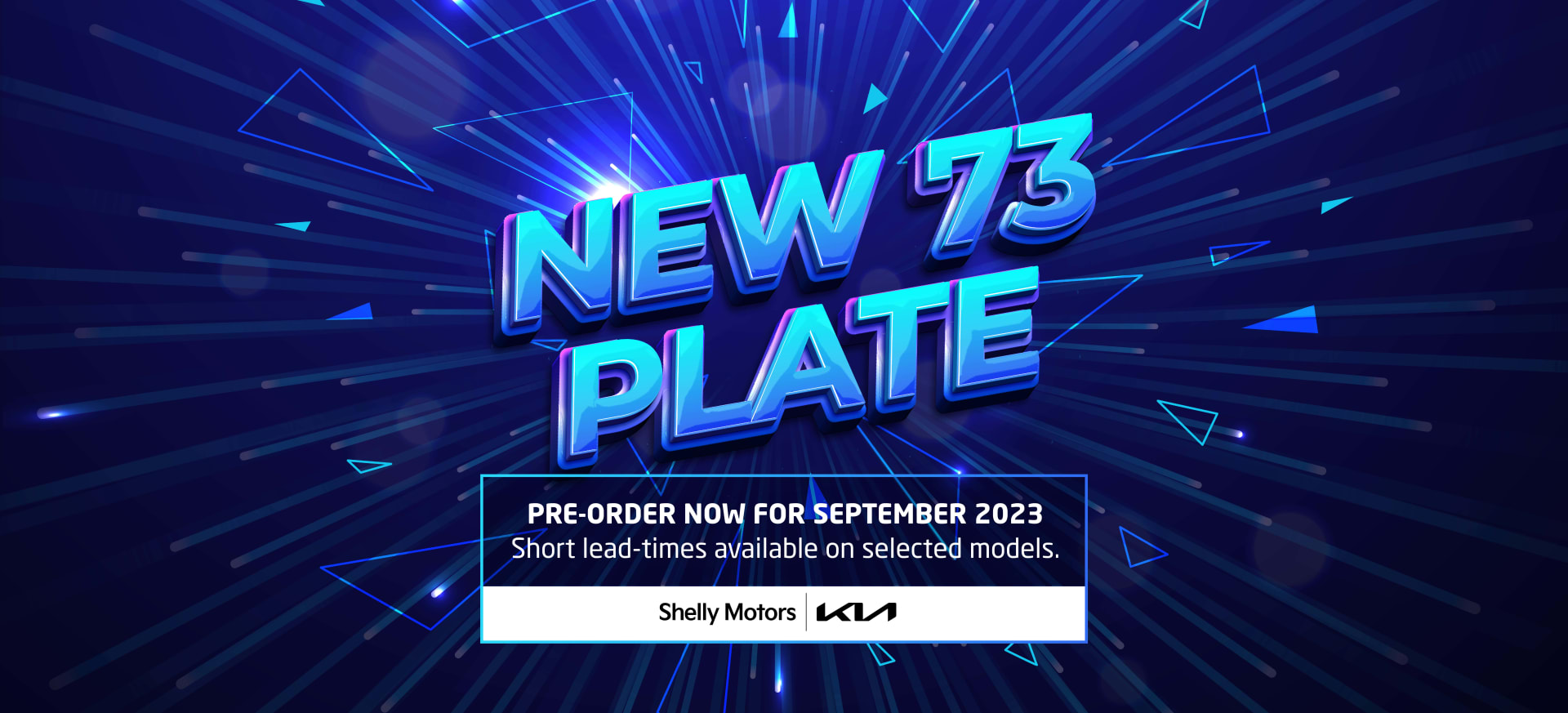 Pre-Order Your New Car With 73 Plate Now