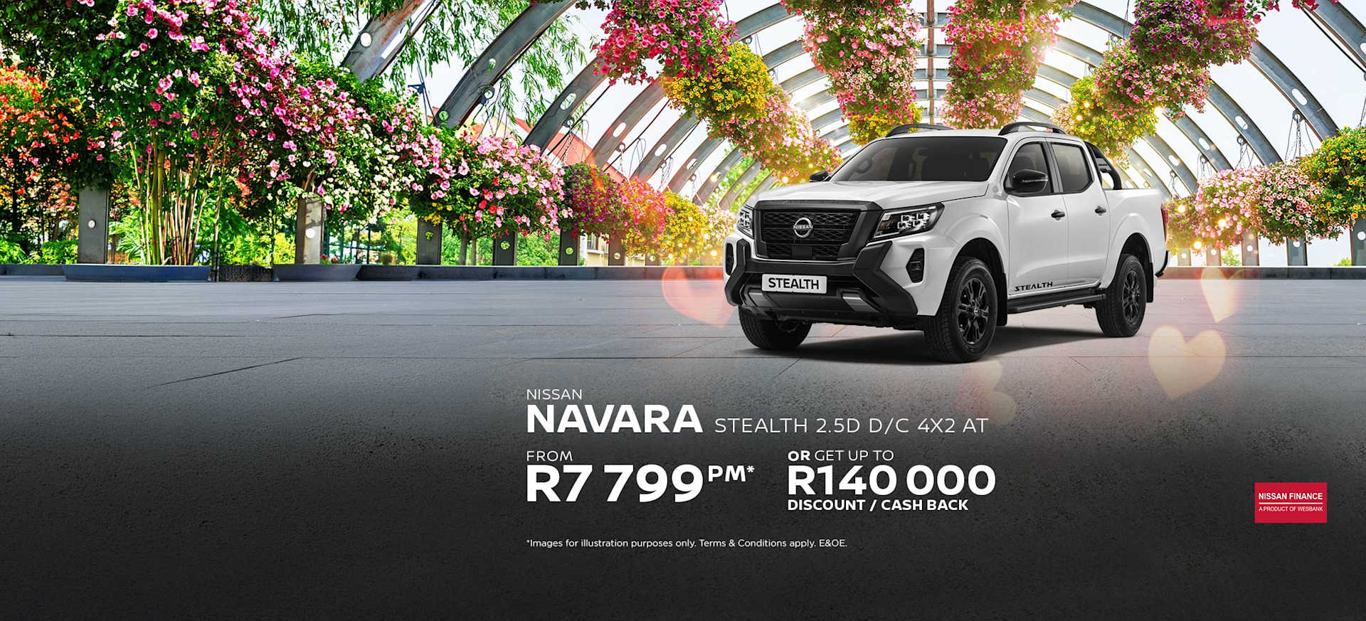 Nissan Navara 2.5D Pro-2X Auto Double Cab From only R8 799pm*