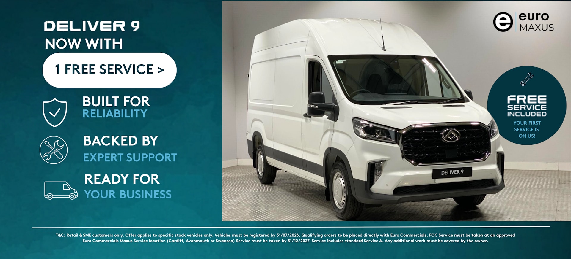 Deliver 9 NOW with 1 FREE Service