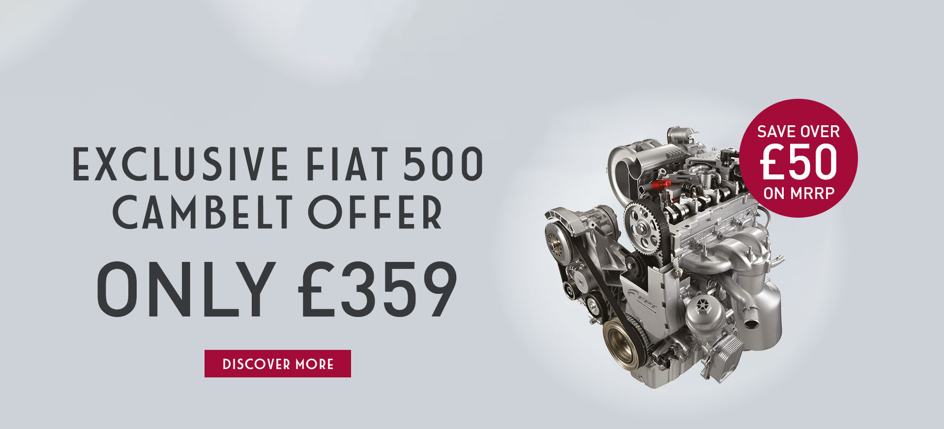 Exclusive Fiat 500 Cambelt Offer