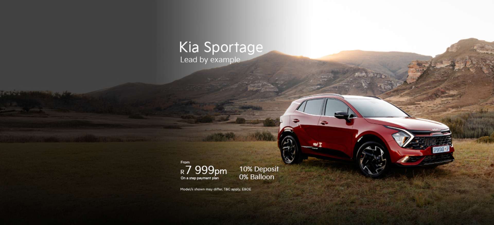 New Kia Sportage from R7 999 p/m*