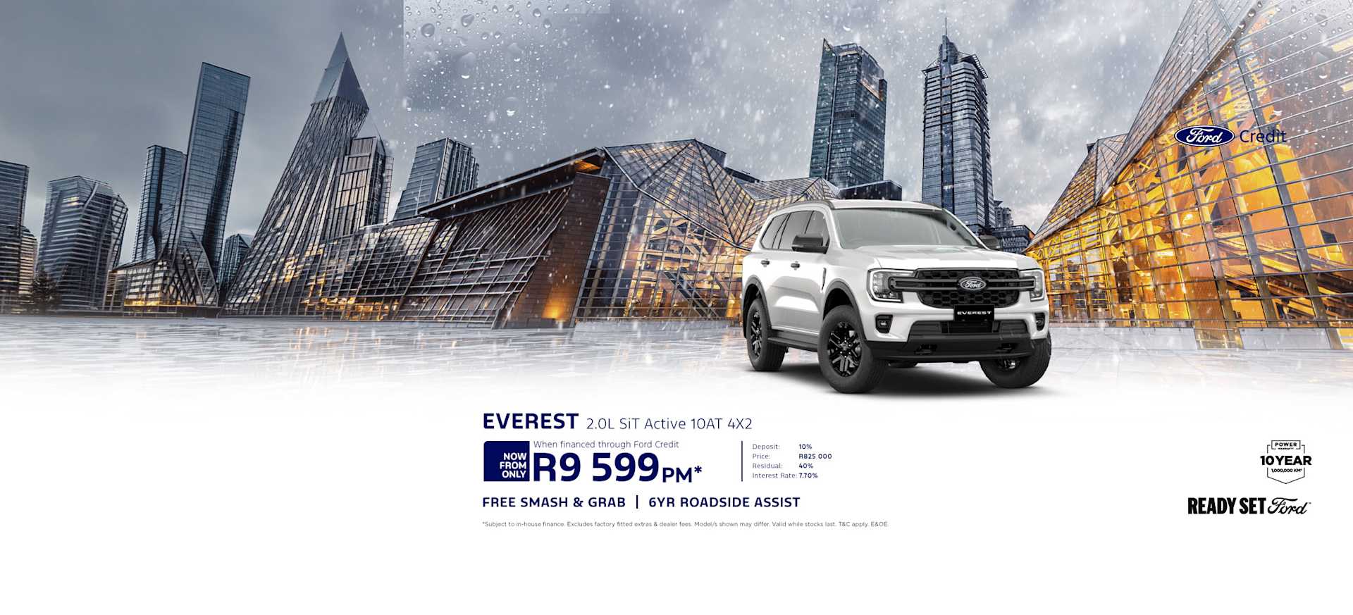 Ford Everest 2.0L SiT Active 10 AT 4x2
