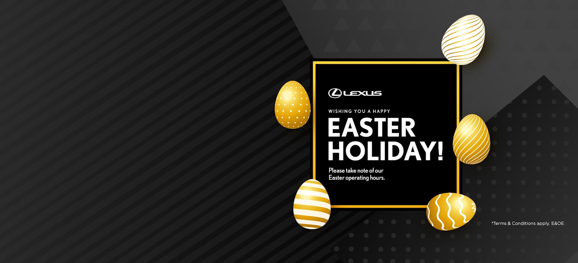 Lexus Easter Banner 