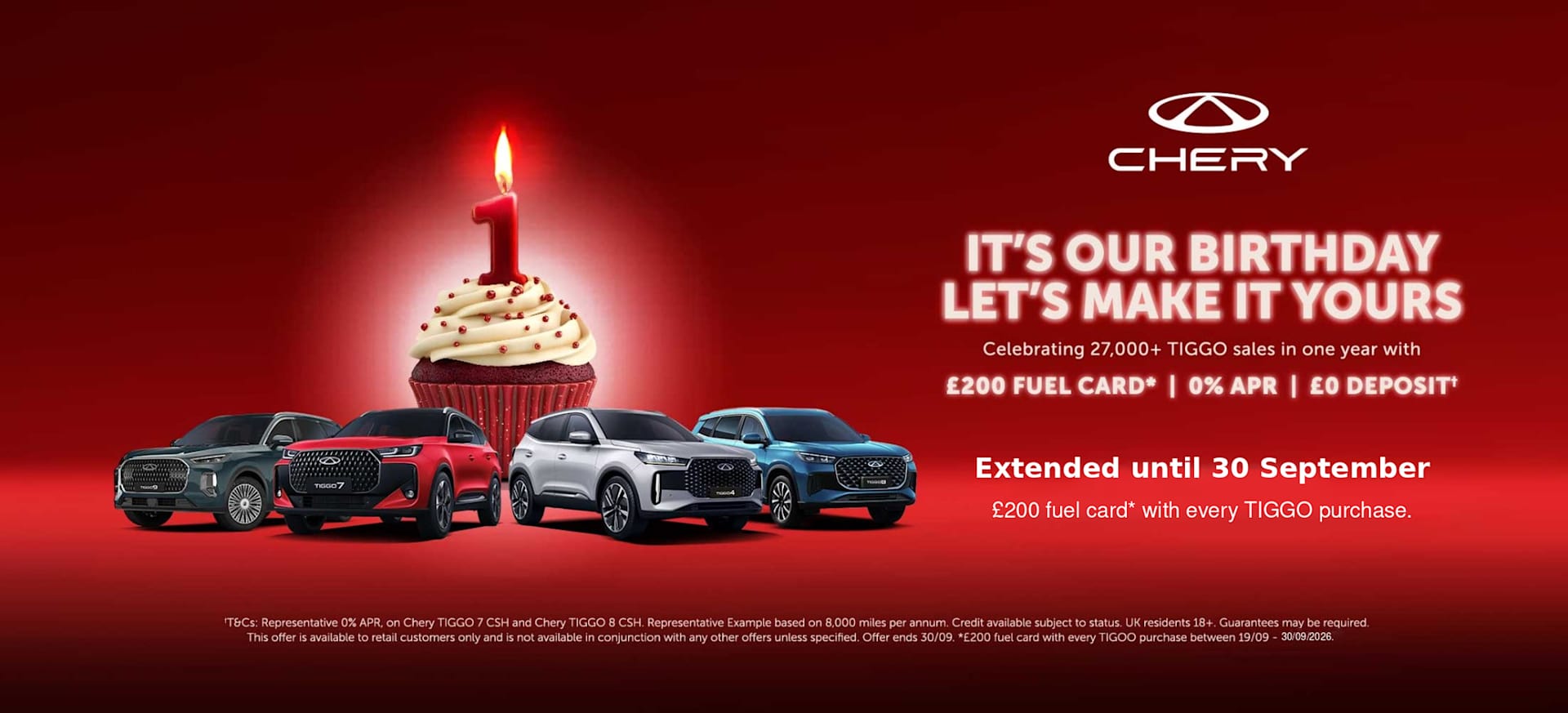 Chery Happy Birthday Event Banner 