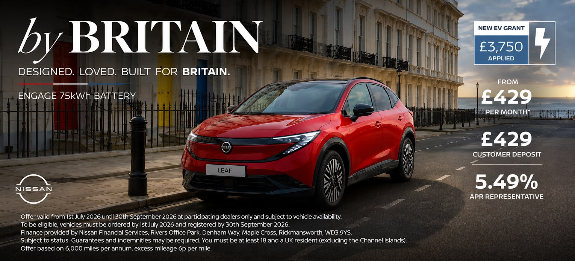 Nissan LEAF Q3 26 offer