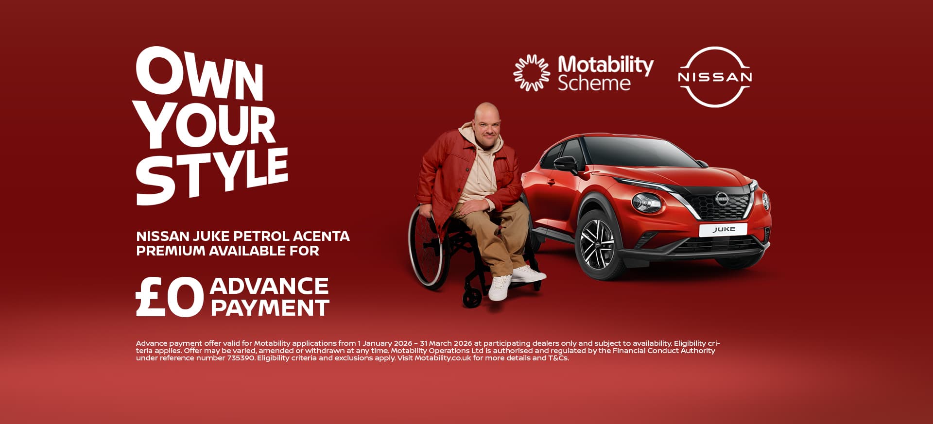 Juke Motability Banner 