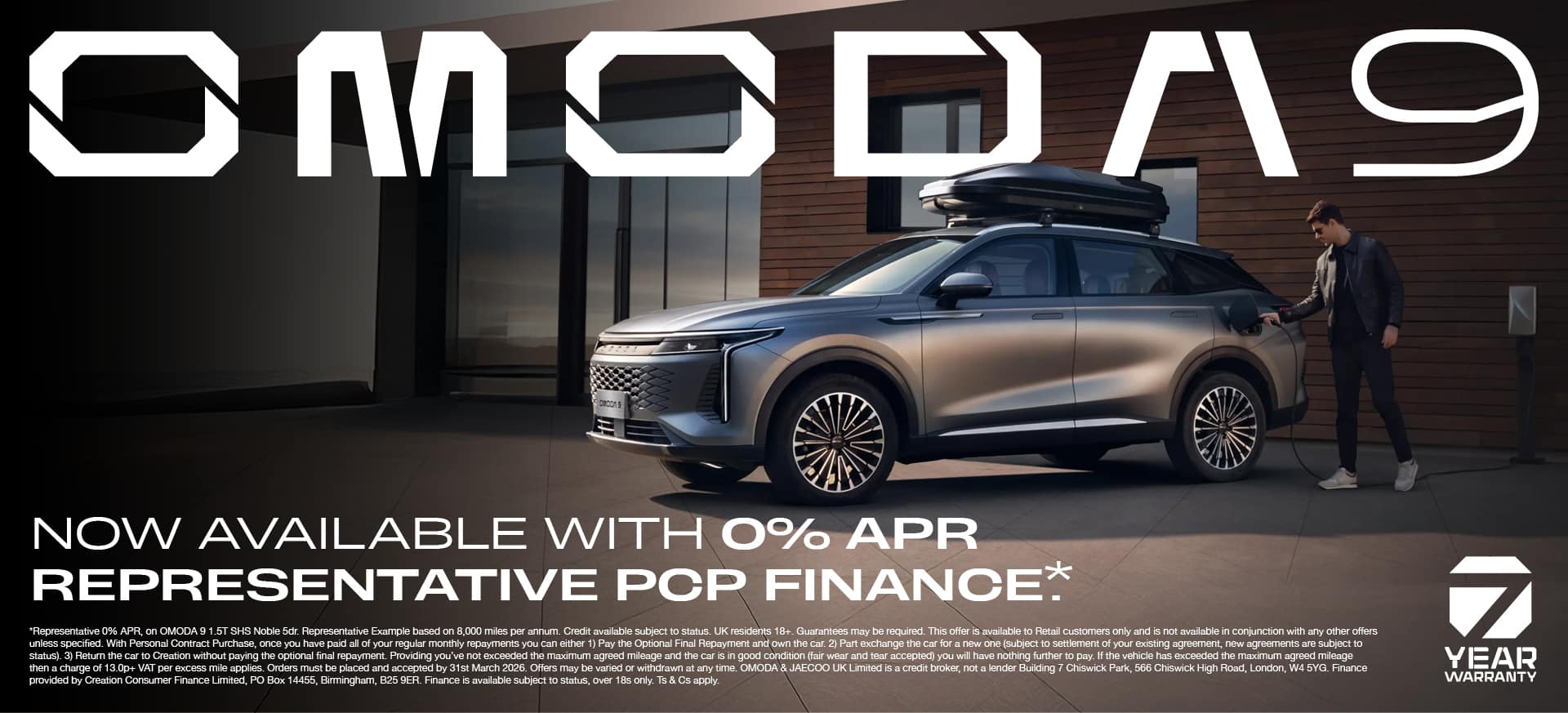 OMODA 9 NOBLE PERSONAL CONTRACT PURCHASE EXCLUSIVE OFFER