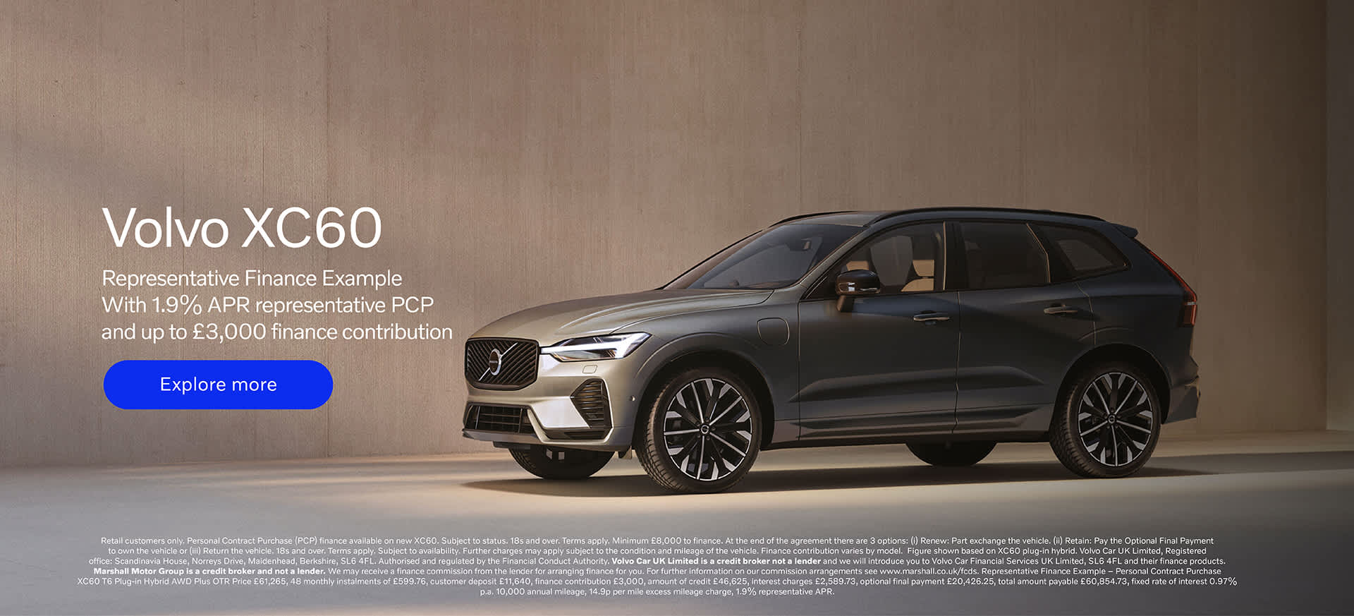 XC60 Personal Contract Purchase Offer