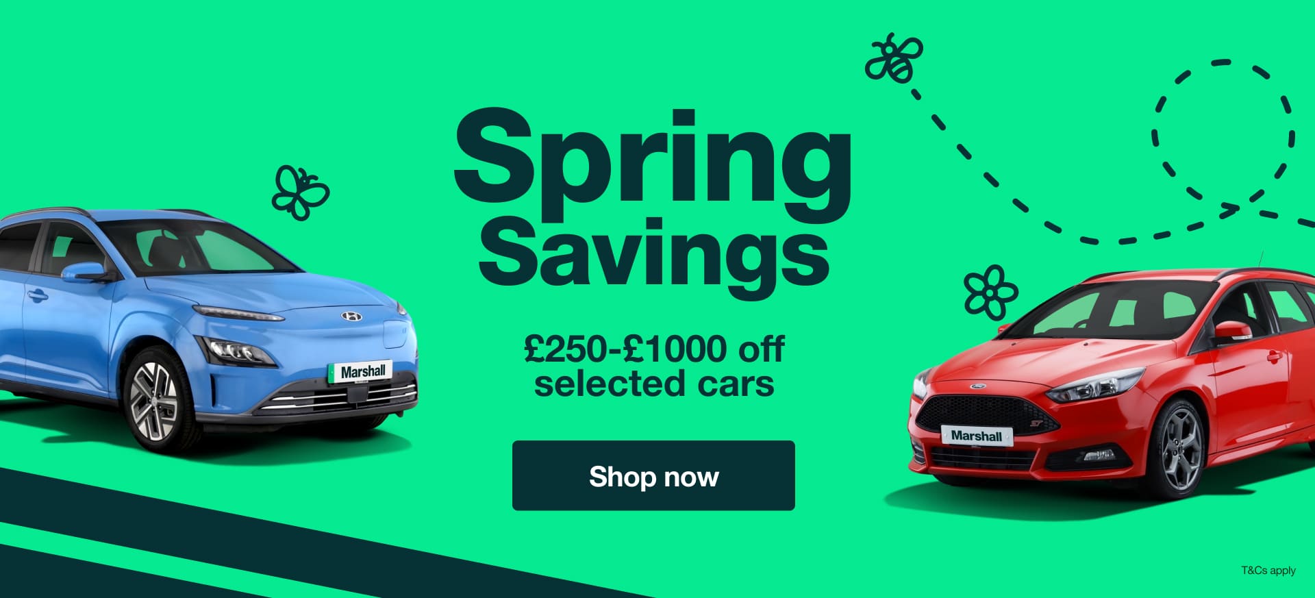 Spring Savings now on