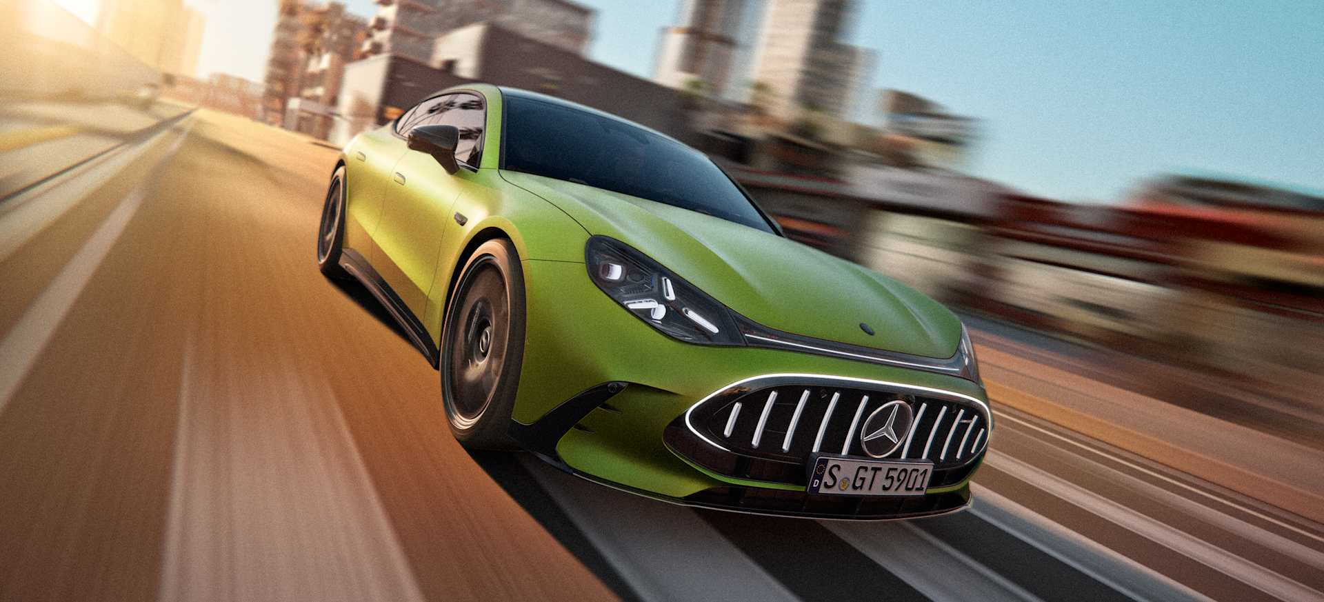 The new all-electric Mercedes-AMG GT 4-Door Coupé.