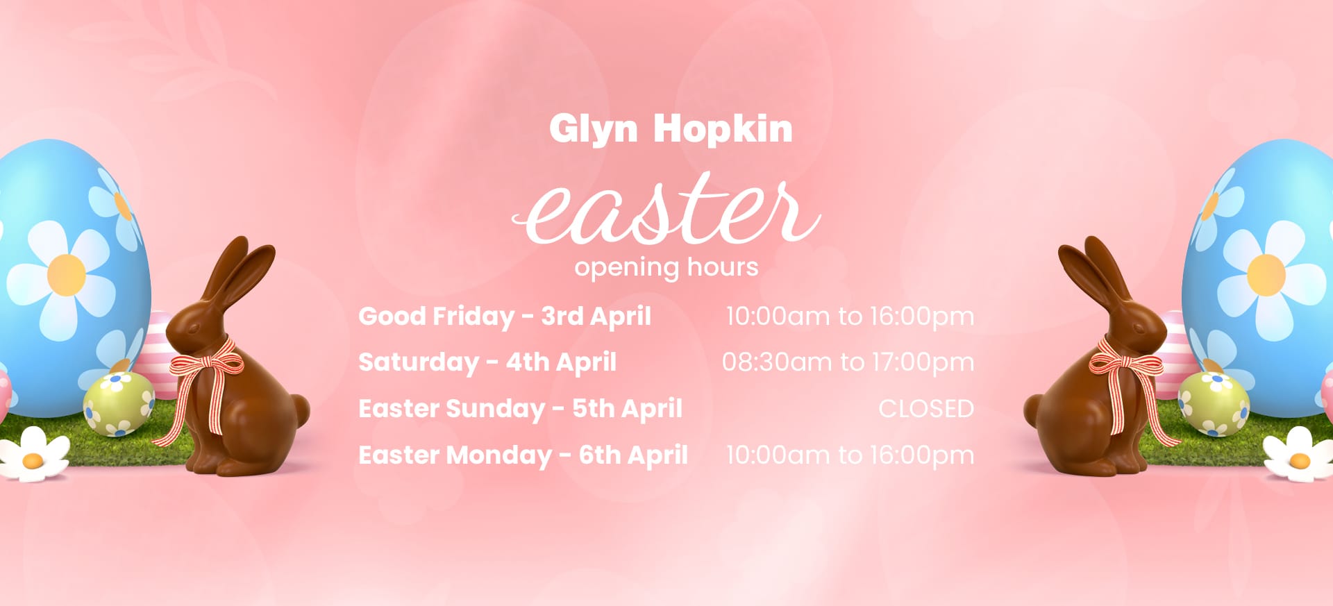 Easter Opening Hours Banner
