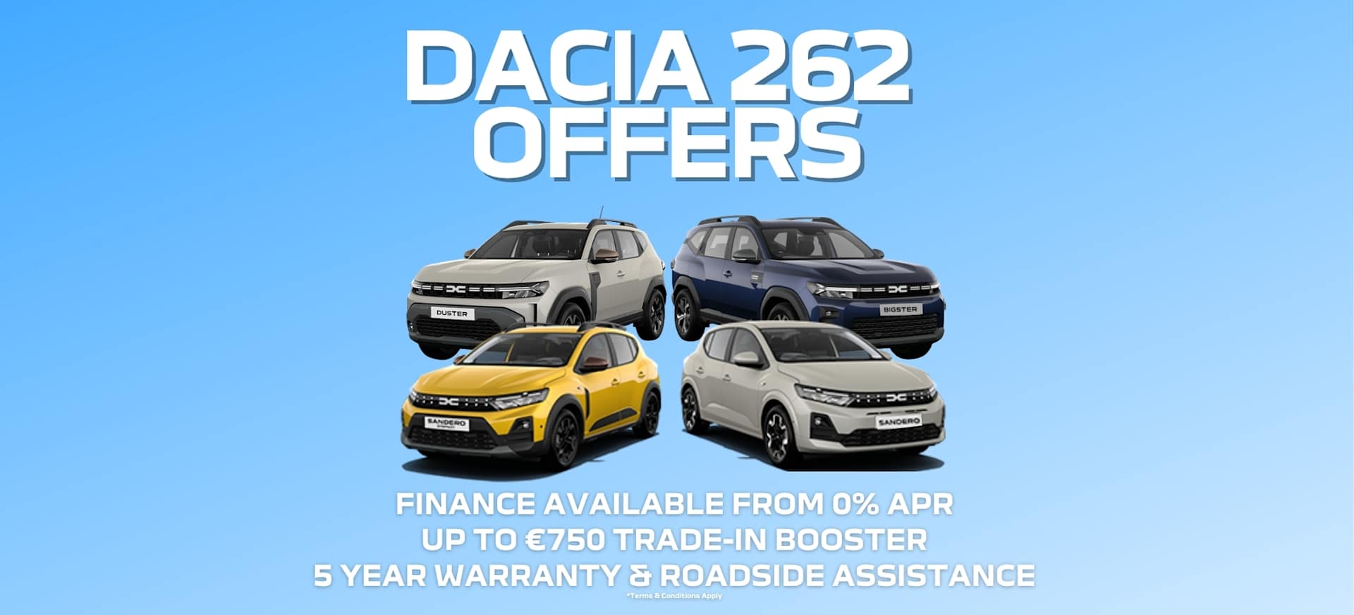 Dacia 262 Sales Event and Offer