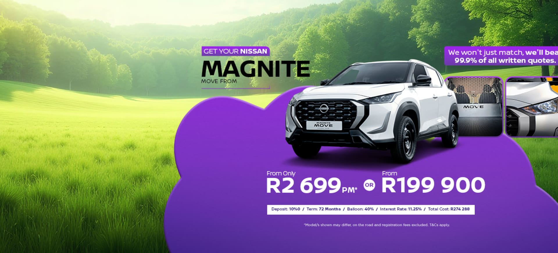 New Nissan Magnite Move Offer From R2 699pm*