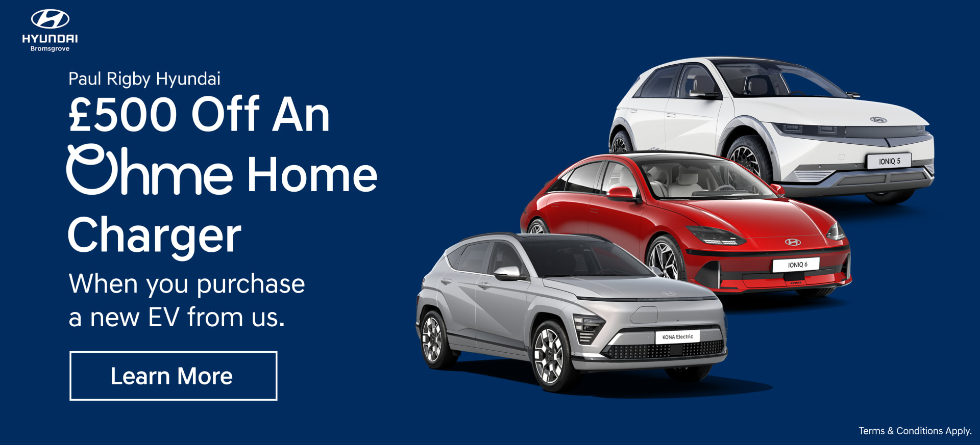 New EV & Ohme Home Charge Point Offer
