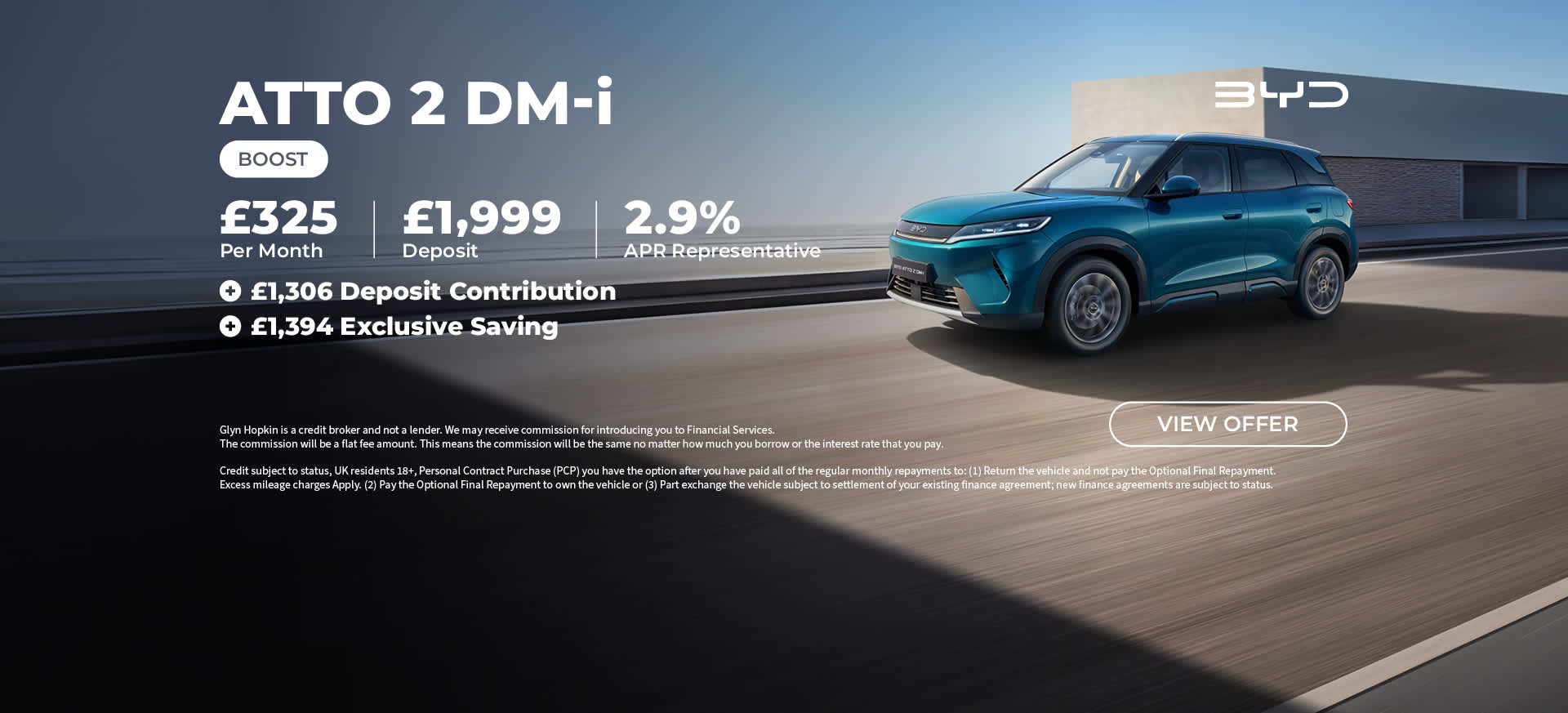 BYD Atto 2 DM-i Q2 Banners